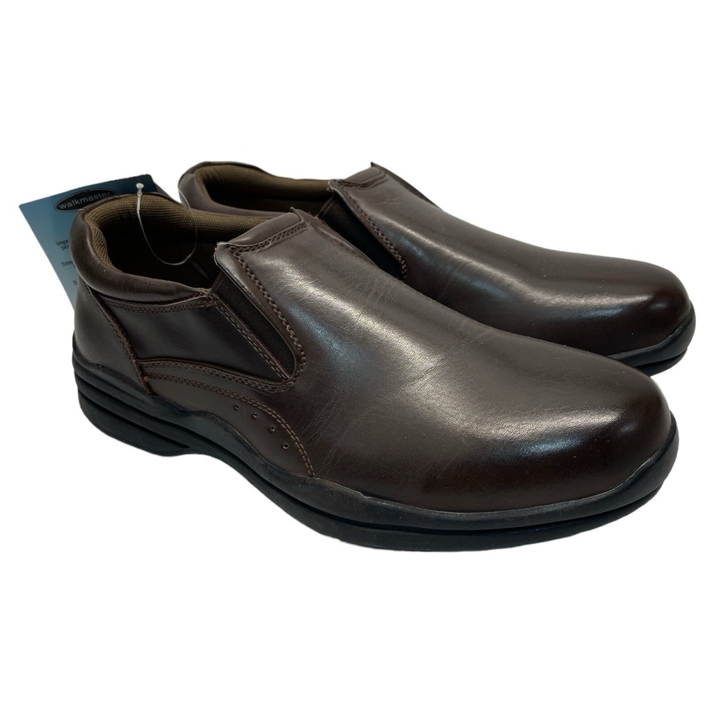 Deer Stags Walkmaster Men's Brown‎ 9w Slip On